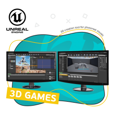 Unreal Engine 4. Игровой движок - КИБЕРшкола программирования для детей, компьютерные курсы для школьников, начинающих и подростков - KIBERone г. Новая Москва