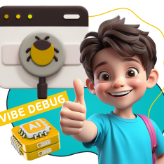 Тестирование & Vibe Debug. Охотники за багами - КИБЕРшкола программирования для детей, компьютерные курсы для школьников, начинающих и подростков - KIBERone г. Новая Москва