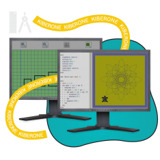 Исполнители чертежник и черепашка - КИБЕРшкола программирования для детей, компьютерные курсы для школьников, начинающих и подростков - KIBERone г. Новая Москва