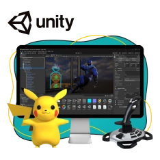 Мир игр на Unity 2D на популярном движке + AI-помощники - КИБЕРшкола программирования для детей, компьютерные курсы для школьников, начинающих и подростков - KIBERone г. Новая Москва