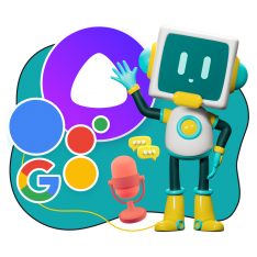 Голосовой помощник Алиса - КИБЕРшкола программирования для детей, компьютерные курсы для школьников, начинающих и подростков - KIBERone г. Новая Москва