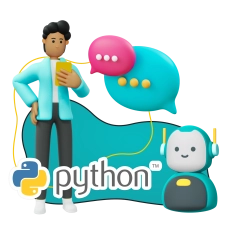 Умный чат-бот на Python на Telegram - КИБЕРшкола программирования для детей, компьютерные курсы для школьников, начинающих и подростков - KIBERone г. Новая Москва