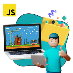 Программирование на JavaScript. Учимся создавать игры! - КИБЕРшкола программирования для детей, компьютерные курсы для школьников, начинающих и подростков - KIBERone г. Новая Москва